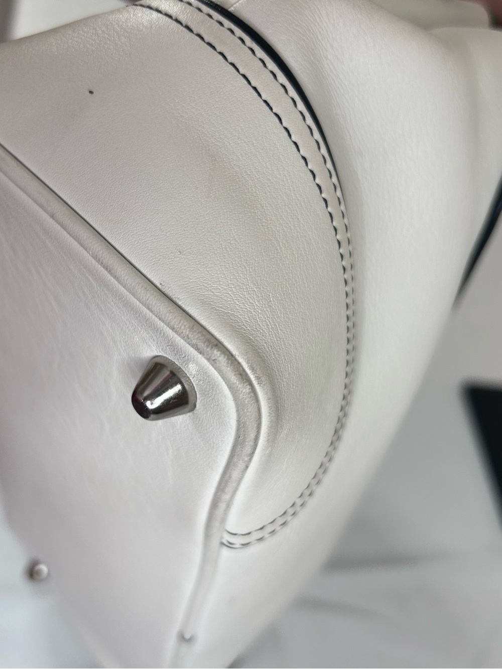 Coach Classic Two-Tone Black and White Women's Tote Bag - Picture 6 of 13